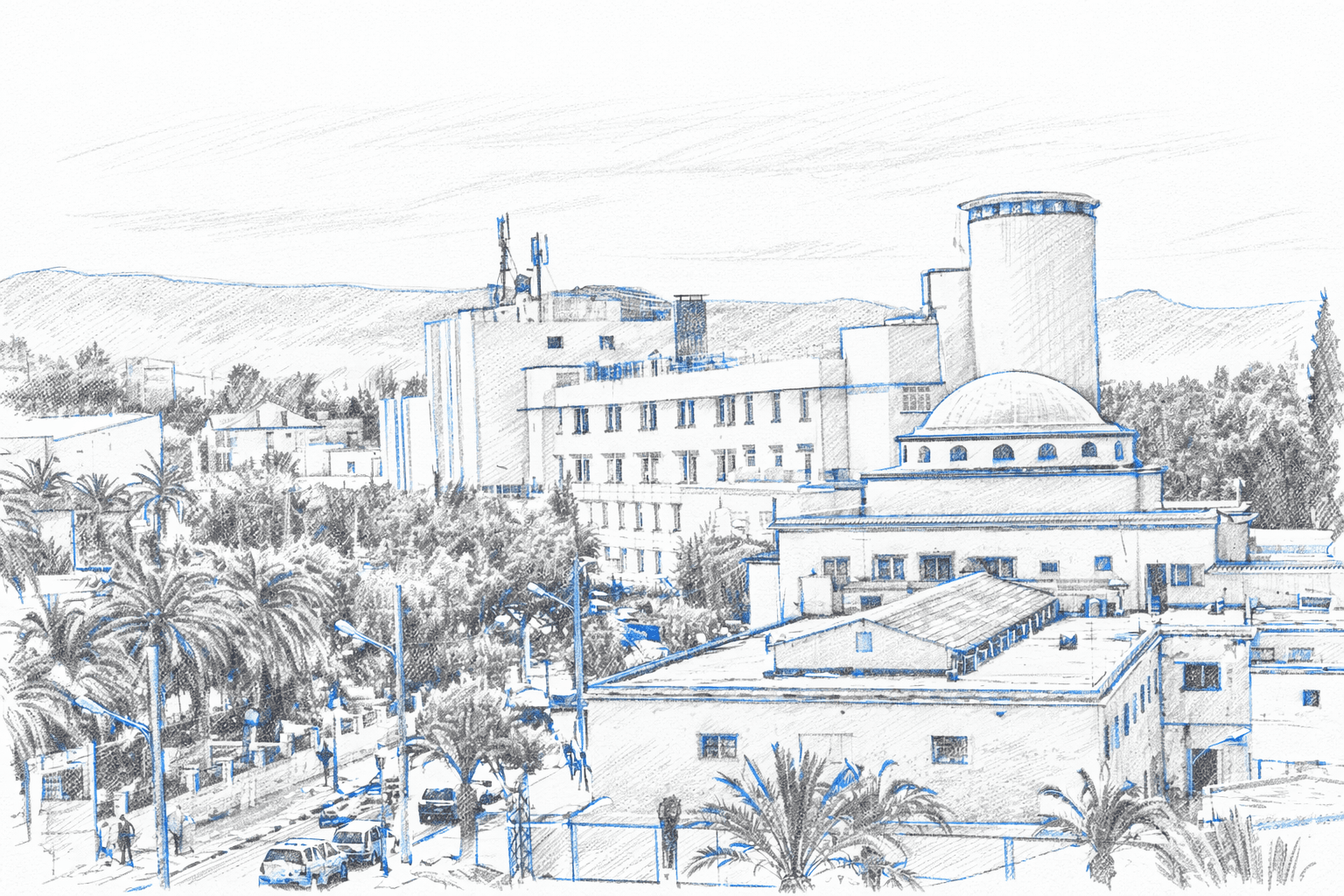 Bouhanifia Thermal Springs - Light